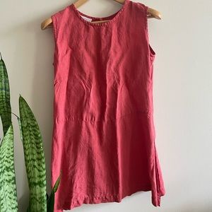 Linen Hibiscus Top